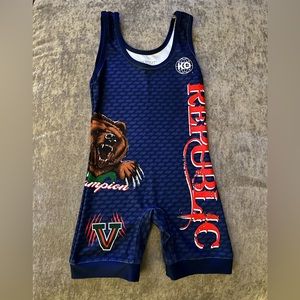 California Republic Youth xs wrestling singlet
